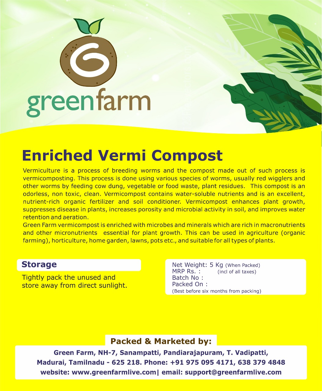 Enriched Vermicompost